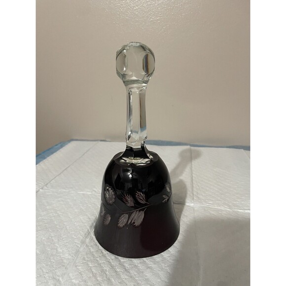 Ruby Red Etched Bell - Picture 5 of 8